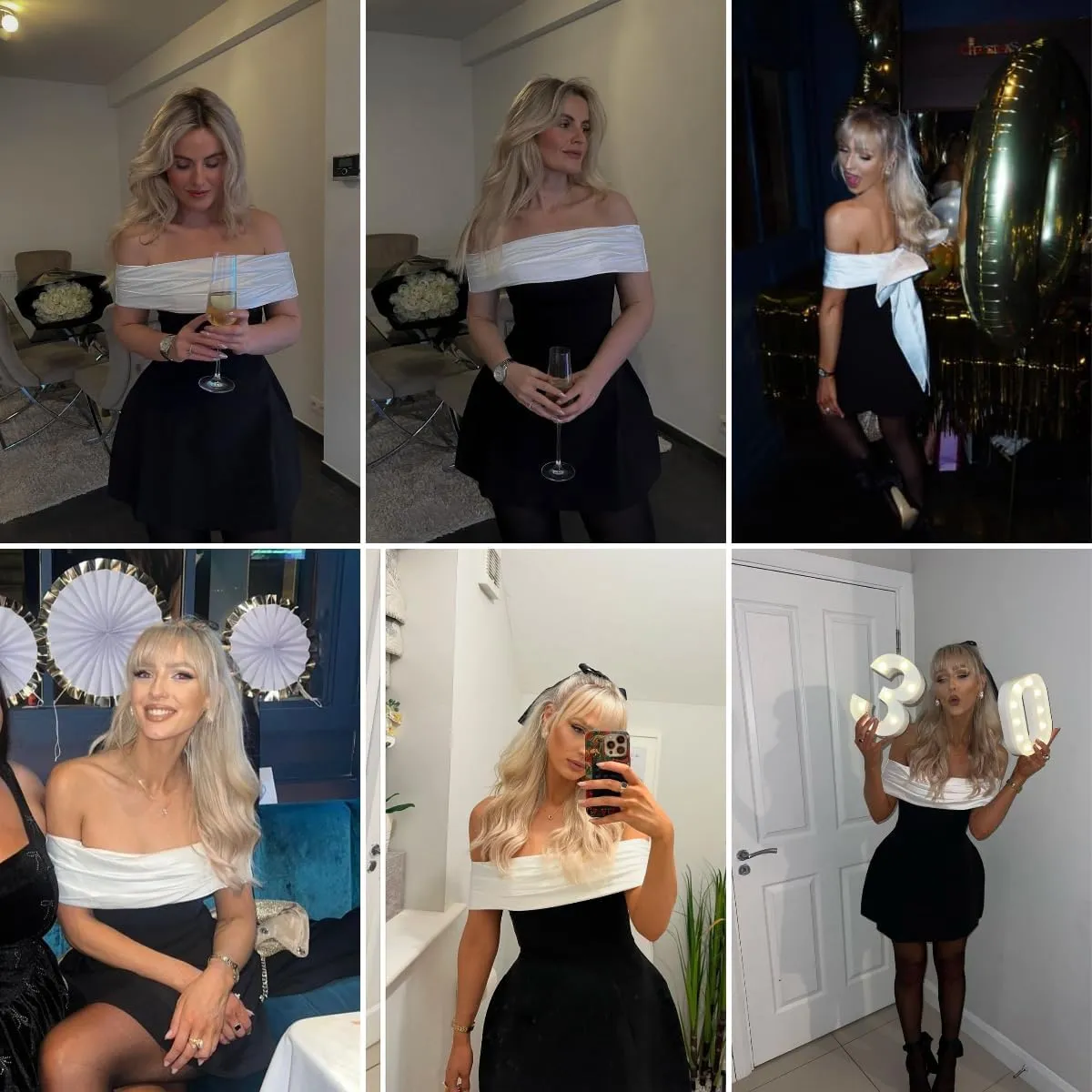 AIBEARTY Women's Elegant Big Bow Off Shoulder Mini Dress Sexy Strapless Backless Party Cocktail Evening Wedding Dresses