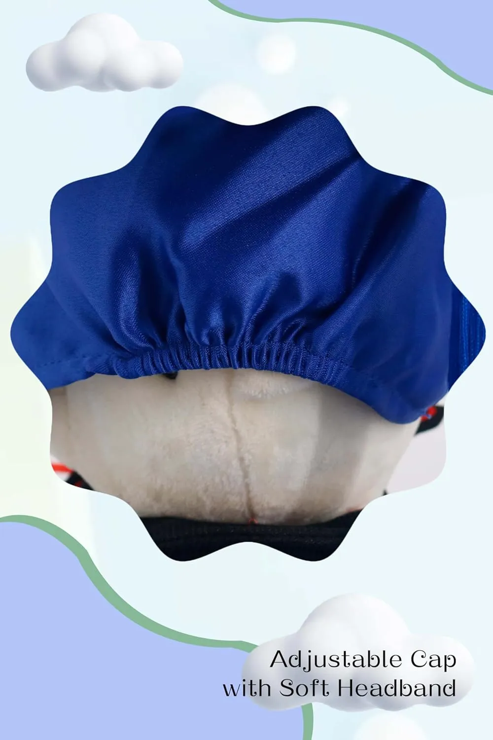 GraduationMall Baby Graduation Cap and Gown Set - NICU Graduate Outfit 0-18M, Soft Satin (5 Colors, S/M/L)