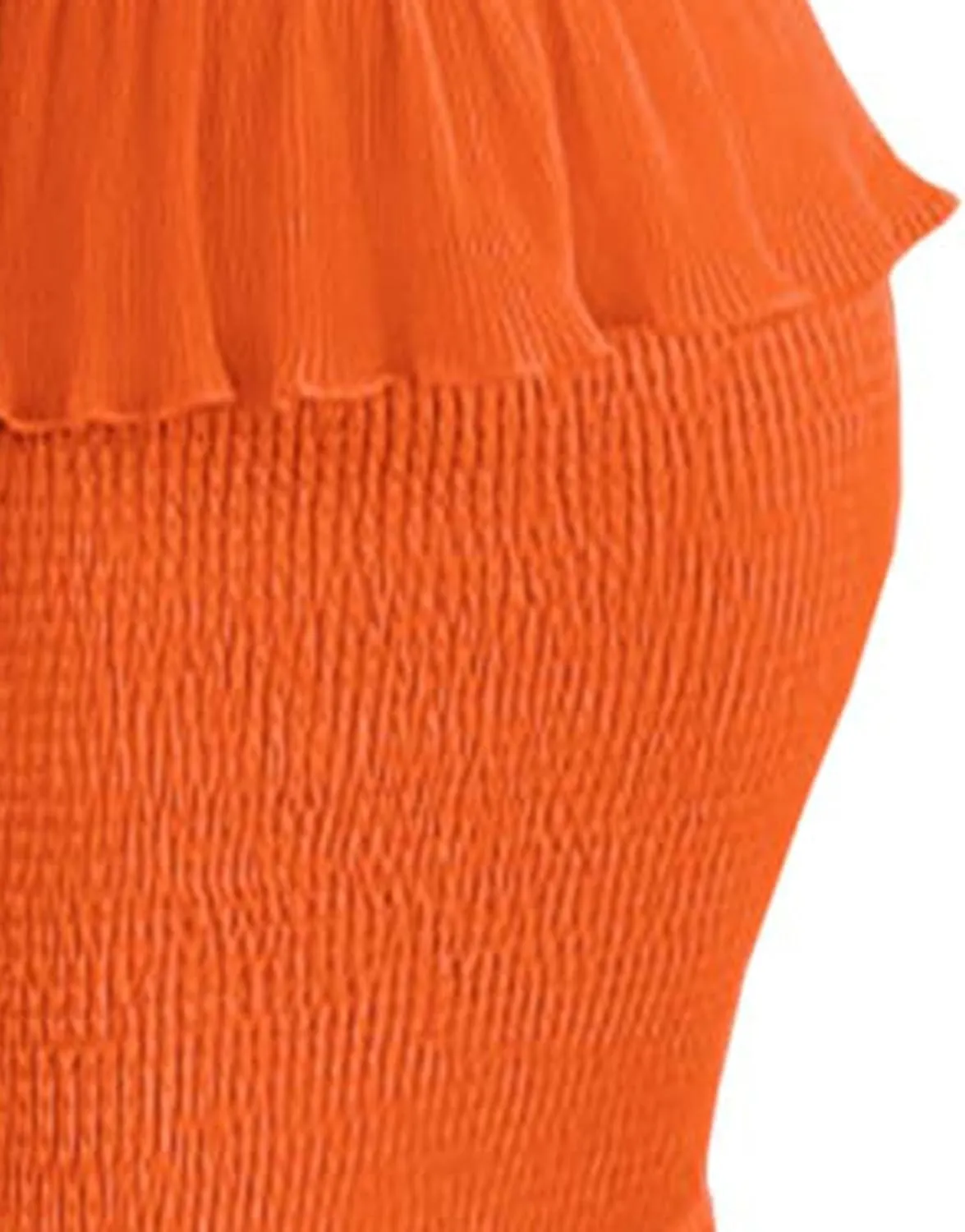 Sexyshine Women's Tube Top Ruffled Tiered Maxi Dress Sleeveless Backless Bodycon Smocked Shirred Party Holiday Long Dress